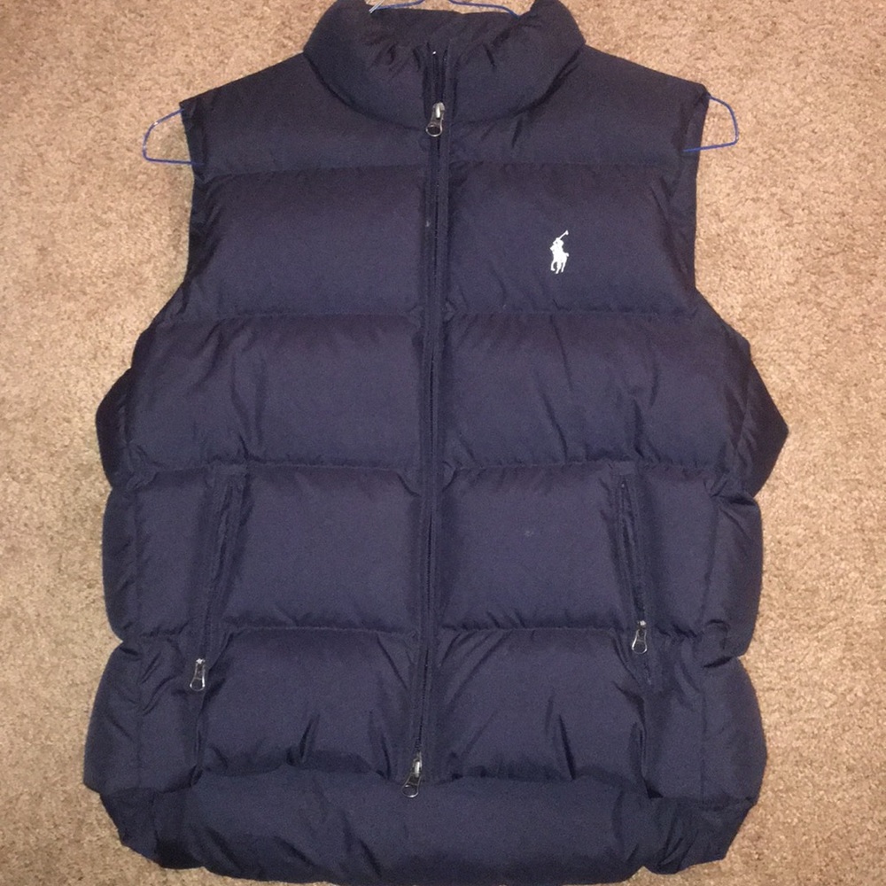 Navy Ralph Lauren bubble vest